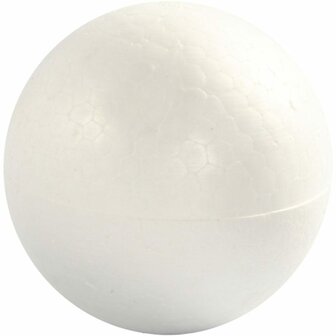 Ballen - Witte Styropor Piepschuim Balletjes - Voor Decoratieve Knutselprojecten - Diameter 7 cm - Set van 5 Stuks - Knutselballetjes - Lichtgewicht Ballen - Creatieve DIY Decoratie