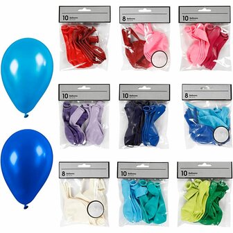 Diverse Ballonnen Set - Helium Geschikte Ballonnen - Natuurlijk Rubber Ballonnen voor Feestdecoratie - Verschillende Kleuren Ballonnen - 30 Zakjes Met Diverse Kleuren