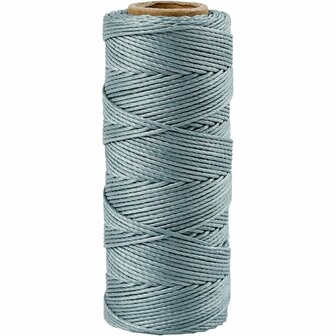 Bamboekoord - Bamboetouw - Donker Turkoois - Gedraaid Koord - 100% Bamboe - Stevig &amp; Flexibel - DIY Decoratie - Dikte 1 mm - 65 mtr - 1 Rol