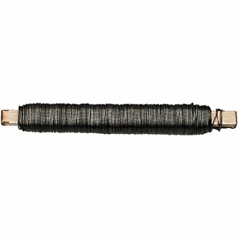 Bloemendraad &ndash; Plantenbinddraad &ndash; Zwart Binddraad Voor Bloemschikken &ndash; Decoratief Binddraad Voor Hobby &ndash; Plantensteldraad Voor Bloemisten &ndash; 0,5 mm - 10x50 m (elk 100 gram)