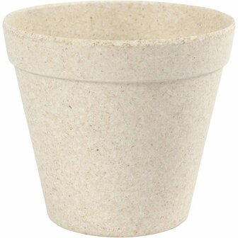 Bamboe Bloempot  Duurzame Bloempot  Bloempot Van Bamboevezels  Milieuvriendelijke Bloempot  Bamboe Plantenpot  10x11 cm - 1 Stuk