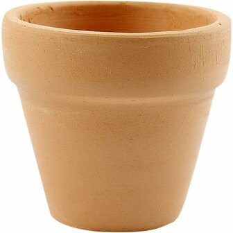 Bloempot - Kleine Bloempotten - Rood Terracotta Potjes - Mini Bloempotjes Terracotta - Klassieke Plantpotjes - Rood Aardewerk Bloempot - 5 cm Diameter - 4,2 cm Hoog - 48 Stuks