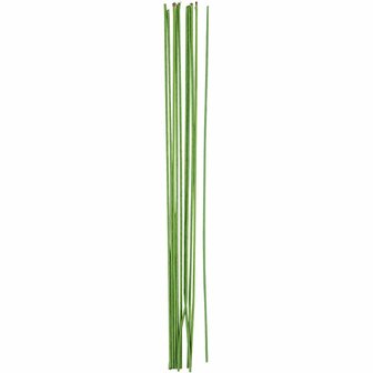 Bloemsteeldraad - Groene Bloemendraad - Papier Gecoat - Flexibel &amp; Stevig - Geschikt voor Papieren Bloemen &amp; DIY - Dikte: 2 mm