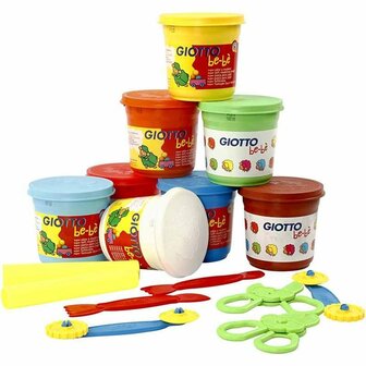 Boetseerklei Voor Kinderen - Kinderklei - Boetseerklei - Modellering Klei - Kneedbare Klei - Sculptuurklei -Diverse Kleuren - Inclusief Gereedschap - 8 x 220g