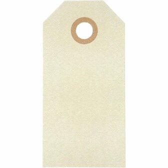 Cadeaulabels - Cr&egrave;me Labels - Decoratieve Cadeaulabels - 4x8cm Labels - 250 Gram Labels - Labels Voor Geschenken - Papierlabels - Cadeaulabels 1000 Stuks - Hobby Cadeaulabels - Verpakking Labels