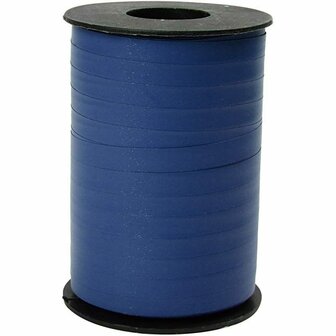 Cadeaulint - Blauw - Traditioneel Cadeaulint - Hoogwaardige Kwaliteit - Mat Afgewerkt - Geschikt voor Geschenken &amp; Decoratie - Breedte: 10 mm - 250 m - 1 Rol