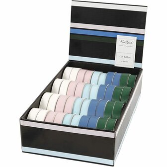 Cadeaulint - Cadeau Lint - Lint voor Cadeauverpakking - Lint Assorti - Lint 18 mm Breed - Kleurassortiment - 40x25m