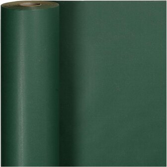 Cadeaupapier - Inpakpapier - Groen - Geschenkpapier - Verpakkingspapier - Cadeau Verpakking - Papier Voor Cadeaus Inpakken - Breedte 50 cm - Lengte: 100 mtr