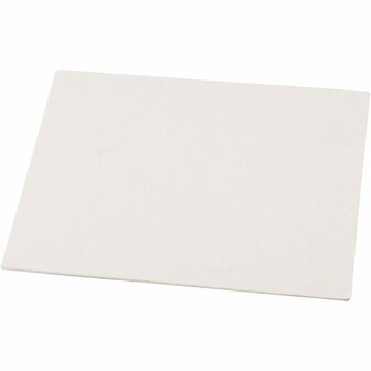 Canvas Paneel - Paneel voor Schilderen - Rechthoekig Schilderpaneel - Wit Schildercanvas - Verpaneel - Schilderpaneel - Paneeldoek - Gespannen Canvas - Canvasbord - 280 gram - A3, afm 29,7x42 cm