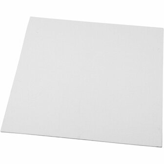 Canvas Paneel - Paneel voor Schilderen - Vierkant Schilderpaneel - Wit Schildercanvas - Verpaneel - Schilderpaneel - Paneeldoek - Gespannen Canvas - Canvasbord - 280 gram - Vierkant - 30 x 30 cm
