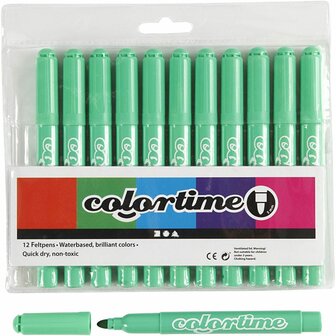 Colortime stift, lichtgroen, lijndikte 5 mm, 12 stuk/ 1 doos