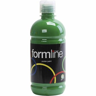 Cover Verf - Groene Verf - Verf Op Waterbasis - Hobbyverf - Matte Verf - Donkergroen - 500ml
