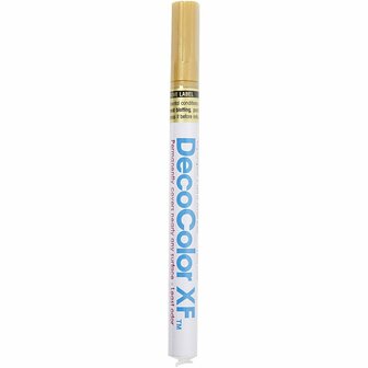 Deco Stift - Goud Stift - Metallic Stift - Lijndikte 1,2mm - Hobby Marker - Gouden Markers - DIY Kleurstift - Knutsel Stift - Metallic Tekenmateriaal - 1 Stuk
