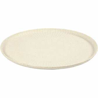 Houten Dienblad - Rond Dienblad - DIY Tafeldecoratie - Theeservies Plateau - Luxe Houten Plateau - Zelf Te Beschilderen - Handgemaakt Houten Dienblad - H 2 cm - D 30 cm - 1 Stuk