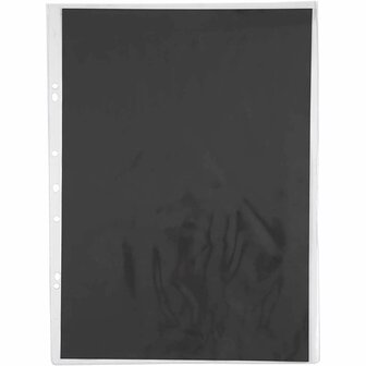 A3 Display Mappen - Heavy-Duty Presentatiemap - Opbergmap Zwart - A3 Portfolio Hoes - Portfolio Map - Kunstenaarsmap - Tekenwerk Map - Zwart - 30 x 42 cm -10 Stuks