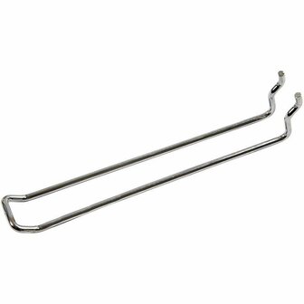 Dubbele Haak - Haken Voor Gereedschap - DIY Montage - Multifunctionele Haak - Werkplaats &amp; Opslag - 50 Stuks