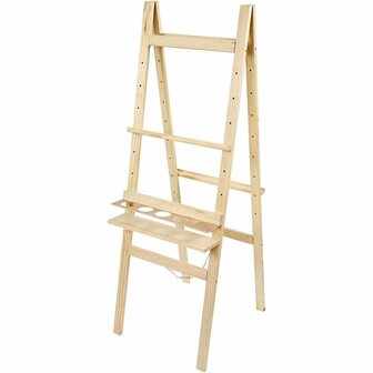 Dubbelzijdige Tekenezel - Schildersezel - Kunst Ezel Voor Hobby - Universele Tekenezel - H: 134cm B: 58cm - 1 Stuk