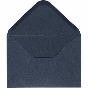Envelop, blauw, afmeting envelop 11,5x16 cm, 110 gr, 10 stuk/ 1 doos