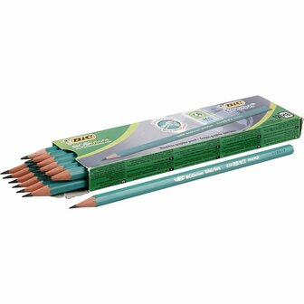 Evolution Potloden - HB Potloden - Houten Schrijfpotloden - Hardheid HB - Professionele Potloden - Dikke Potloodvulling - 7mm Dikke Potloden - Schrijfpotlood Voor Hobby