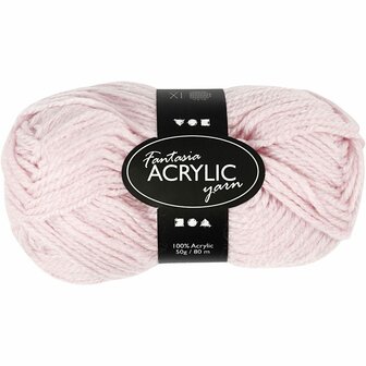 Acrylgaren - Fantasia Garen - Lichtrood Garen - Breigaren - Haakgaren - Handwerk Garen - Knutselgaren - Hoge kwaliteit 3-draads 100% acryl garen - Naald nr. 4,5 / 5 - 80 Mtr - 50 Gram - 1 Bol