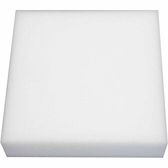 Foam Blok Voor Naaldvilten - Vilten Blok - DIY Foam Blok - Hobby Foam - Foam Voor Vilten - Vilten Gereedschap - Creatief Foam Blok - Vilten Decoratie Foam - 20x20cm - 5cm Dikte / 1 Stuk