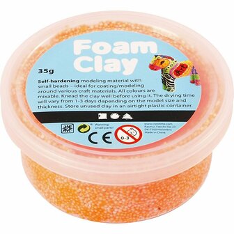 Foam Clay&reg;, neon oranje, 35 gr/ 1 Doosje