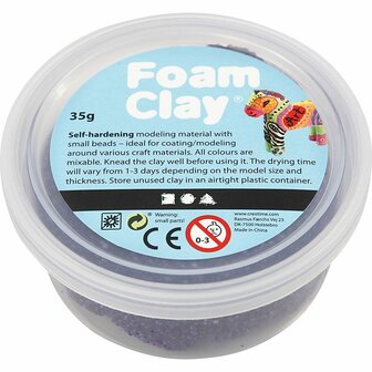 Foam Clay&reg;, paars, 35 gr/ 1 Doosje