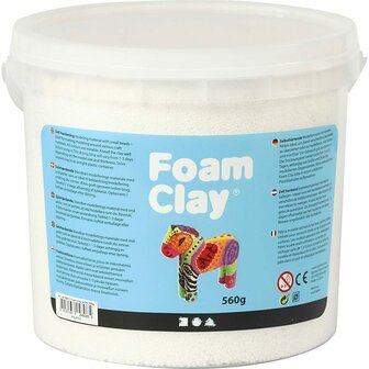 Foam Clay&reg;, wit, 560 gr/ 1 emmer