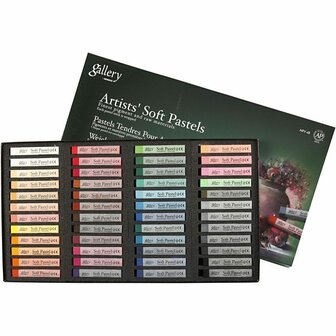 Oliekrijt - Oliepastels Voor Tekenen - DIY Kleuren Set - Schildermaterialen - Tekenkrijt - Hobby Krijtset - Lengte 6,5 cm - Diameter 10 mm - Gallery Collectie - Set van 48 stuks
