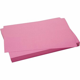 Karton - Antiek Roze - 50x70cm - 270 grams - Creotime - 10 vellen