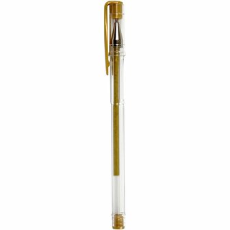 Gelpen - Goudkleurige Hobby Pennen - DIY Tekengereedschap Voor Creatieve Projecten - Geschikt Voor Kunst en Hobby - Lijndikte 0,8 mm - Set van 6 stuks