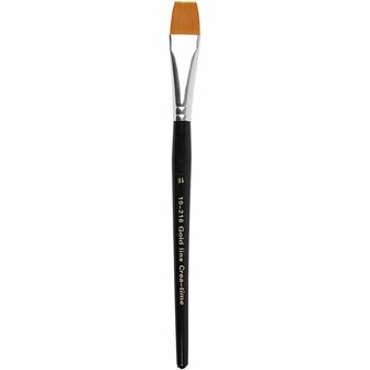 Allround Penselen Set - Nylon Penselen - Houten Stelen - Acryl &amp; Aquarel Penselen - Schilderkwasten - DIY Kunstschilders - Waterverf Penselen - 19 cm Lang - Breedte 17 mm - 6 Stuks