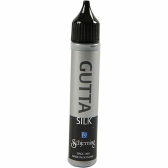 Gutta Lijnen Maken Verf - Zilveren Controleverf voor Precisie en Vloeiing in Schilderprojecten - Ideaal voor Creatieve Toepassingen - 28ml Fles