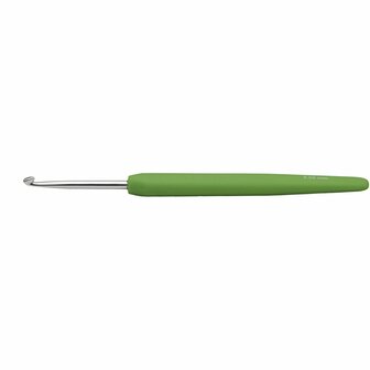 Ergonomische Haaknaald Lime - Softgrip Haaknaald 3,5mm - Comfortabele Haaknaald - Haaknaald Met Ergonomisch Handvat 13,3cm