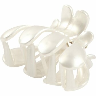 Haarkam - Luxe Parelmoer Haarkam - Haaraccessoire - Vintage Kam - Bruiloft Haardecoratie - Feest Haaraccessoire - Lengte 60mm - Breedte 38mm - 2 Stuks - 1 Doos