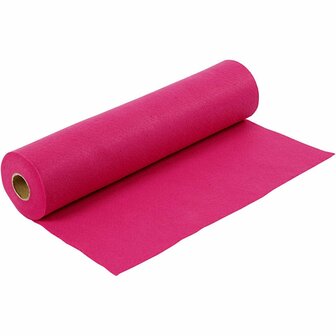 Vilt - Hobbyvilt - Cerise - Roze - DIY - Hobby &amp; Naai Projecten - Breedte: 45cm - Dikte: 1,5mm - 180-200 gram - 5 mtr - 1 Rol