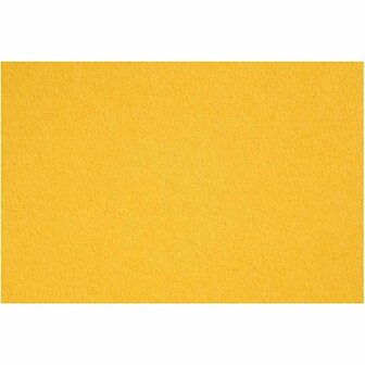Vilt - Hobbyvilt - Geel - DIY - Hobby &amp; Naai Projecten - 42x60cm - Dikte 1mm - 1 vel