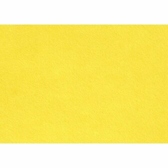 Hobbyvilt - Geel - A4 - 210x297 mm - 10 Vellen - Dikte 1,5-2 mm - Hoogwaardig Stevig Vilt - Geschikt voor Creatieve Projecten, DIY Handwerken &amp; Naaldvilten