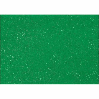 Hobbyvilt, groen, A4, 210x297 mm, dikte 1 mm, 10 vel/ 1 doos