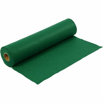 Vilt - Hobbyvilt - Groen - DIY - Hobby &amp; Naai Projecten - Breedte: 45cm - Dikte: 1,5mm - 180-200 gram - 5 mtr - 1 Rol