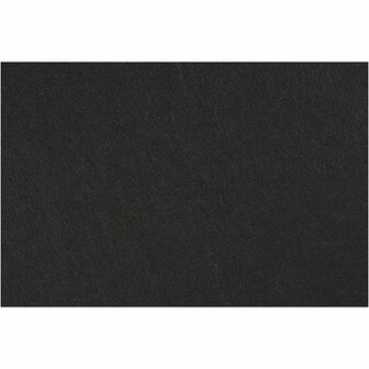 Vilt - Hobbyvilt - Zwart - DIY - Hobby &amp; Naai Projecten - 42x60cm - Dikte 1mm - 1 vel