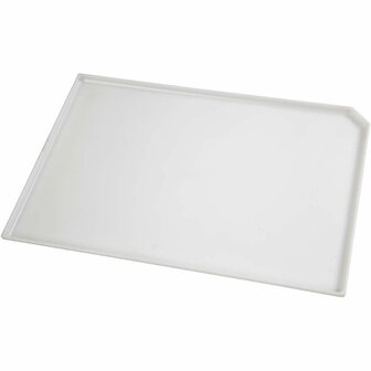 Inkt Blad - Wit - 22,5x33 cm - Geschikt voor Inktrollen, Mengtechnieken &amp; Schilderen - Veelzijdig Knutselmateriaal