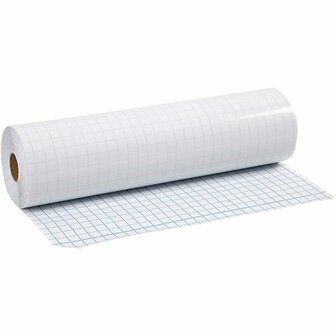 Kaftfolie - Zelfklevend Folie - Transparant - Kaften, Decoratie - 28cm - Dikte 80my - 25m - 1 rol