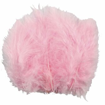 Donsveren Roze - Super Zachte Veertjes - Decoratieve Roze Veren - Knutselveren - Hobby Veren - Knutselveren - Sierveren - 5-15 cm - 15 Stuks