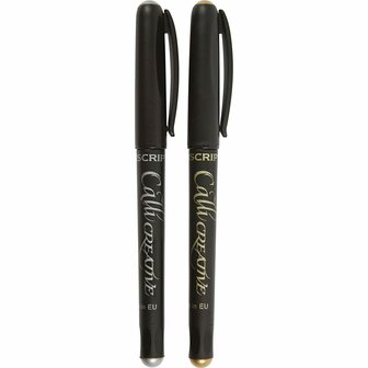 Kalligrafeer stiften, dikte 2.4 mm, 2 stuk