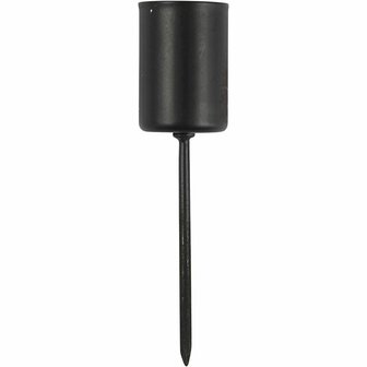 Kandelaar, H: 9,5 cm, d 22,5 mm, 4 stuk