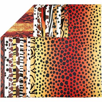 Karton - Dierenmotief - A4 - 21x29,7cm - 300 grams - 10 vellen
