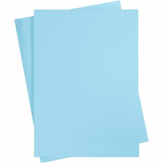 Blauw Karton 180 Grams - Blauw A2 Karton - Hobbykarton - Stevig Blauw Papier - A2 Blauw Papier 180 grams - Knutselpapier Knutselkarton - Hemelsblauw - 42 x 60 cm - A2 - 100 Vellen