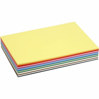 Karton 180 Grams - 20 Verschillende Kleuren A4 Karton - Hobbykarton - Stevig Papier - A4 Papier 180 grams - Knutselpapier Knutselkarton - A4 - 21x29,7cm - 30 vellen