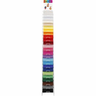 Karton - Diverse kleuren - A4 - 21x29,7cm - 180 grams - Creotime - 24x100 vellen